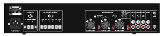 تقویت کننده 19 اینچی Rack Mount PA System Amplifier Power 350W For School