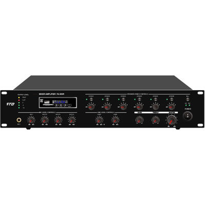 سیستم تقویت کننده صوتی 600Ω Mic1-3 5-8 MV 5 سال ضمانت قدرت نامی THD 1/3