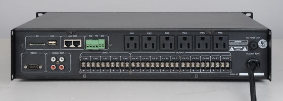 4 گیگابایت سیستم آدرس عمومی تقویت کننده هوشمند کنترل کننده سیاه منبع تغذیه 115 ولت