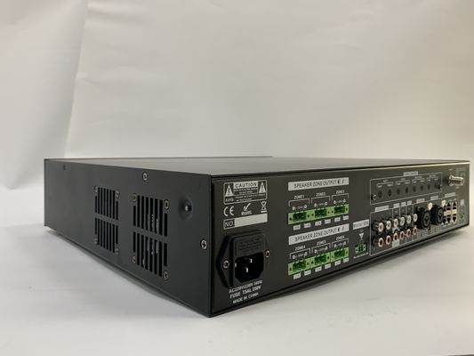 آمپلی فایر ماتریس صوتی 6*120 وات مجموعه سیستم Pa 6 کانال نسبت S/N 70dB