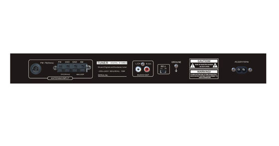 پخش کننده DVD صوتی سبک دیجیتال AM FM تیونر ODM 482*240*44mm