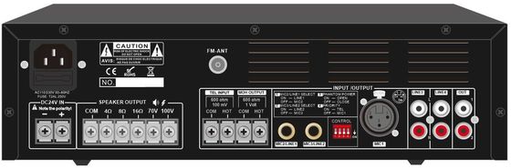 آمپلی فایر صوتی 60 واتی آمپلی فایر PA Mixer حرفه ای مقاوم در برابر دمای بالا