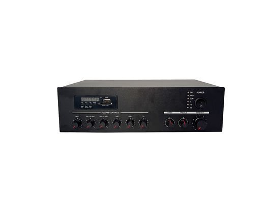 آمپلی فایر صوتی 60 واتی آمپلی فایر PA Mixer حرفه ای مقاوم در برابر دمای بالا
