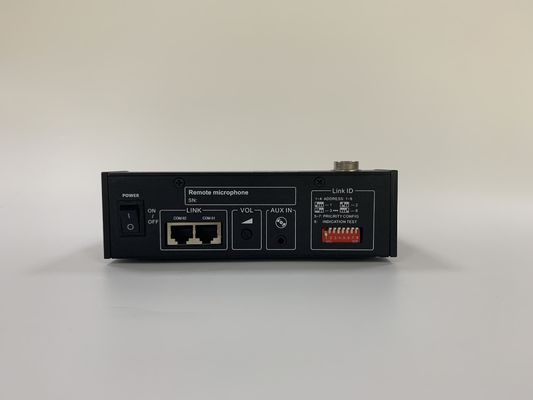 RS485 600m تقویت کننده سیستم PA میکروفون از راه دور 6 منطقه تا 8 واحد