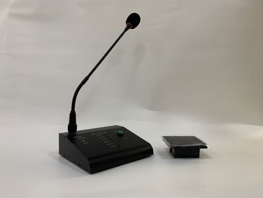 FTD Audio Matrix Amplifier Black 6 Zone Gooseneck Remote Call Microphone Paging Black