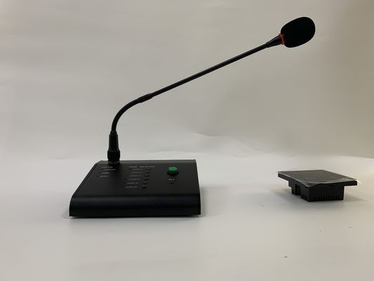 FTD Audio Matrix Amplifier Black 6 Zone Gooseneck Remote Call Microphone Paging Black