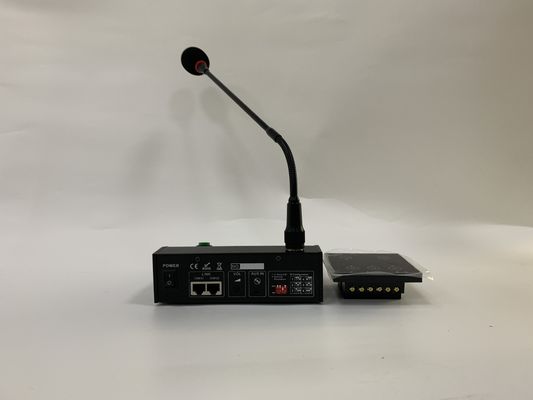 FTD Audio Matrix Amplifier Black 6 Zone Gooseneck Remote Call Microphone Paging Black
