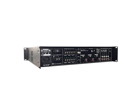پشتیبانی از Max 8 Remote PA System Amplifier 6 Zone 120W Power Amplifier