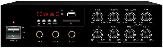 تقویت کننده قدرت سیستم RoHS ISO9001 30W PA با حفاظت اضافه بار ECHO