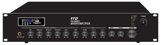 تقویت کننده Speech PA System 24VDC 60W Stereo Amplifier با دوام