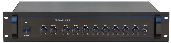 AC220V 240V سیستم آدرس عمومی پیش تقویت کننده صدا تجهیزات پردازش سیگنال