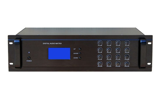 آمپلی فایرهای اختلاط 16 کانالی PA کنترل کننده صوتی 830 وات با پورت RJ45