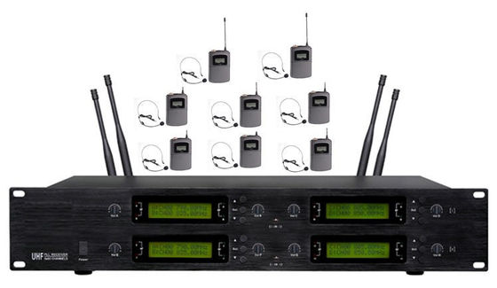 8 کانال UHF بی سیم سیستم های کنفرانس با حساسیت بالا با دوام