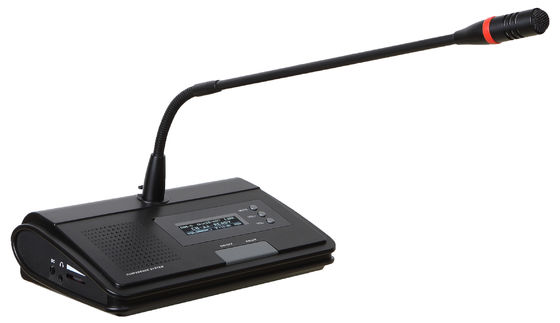 FTD DC12V سیستم های کنفرانس بی سیم کنترل کننده اصلی UHF با ضبط کننده MP3 Player