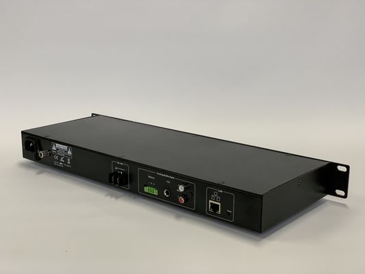 مشکی رنگ IP بلندگو PA سیستم رمزگذار صوتی شبکه OEM