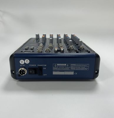 کنسول میکس 6 کاناله تقویت کننده صوتی حرفه ای RoHS با Mp3
