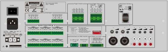 سیستم هشدار صوتی 6 Zone 500W Voice Evacuation Router سیستم تخلیه دریایی