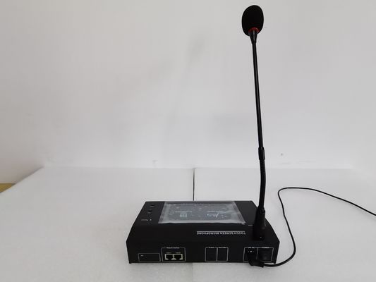 120 منطقه ظرفیت تخلیه صدا سیستم بی سیم Gooseneck صفحه لمسی میکروفون صفحه بندی از راه دور