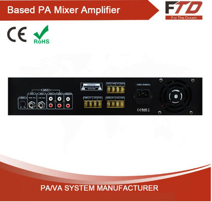 پاور میکسر تقویت کننده اقتصادی منطقه 6 تقویت کننده 3500 واتی تقویت کننده سیستم صوتی PA