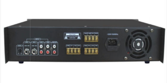 آمپلی فایر Mixer 6 Zone 500w Amplifier Audio with MP3 &amp; FM Public Address System مجموعه کامل
