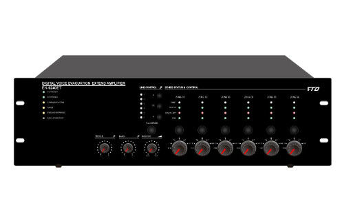 6 Zone Voice Evacuation Amplifier سیستم تخلیه دریایی
