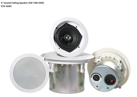 بلندگوی سقفی کواکسیال 5 اینچی (5W-10W-20W) سیستم صدای کنسرت در فضای باز